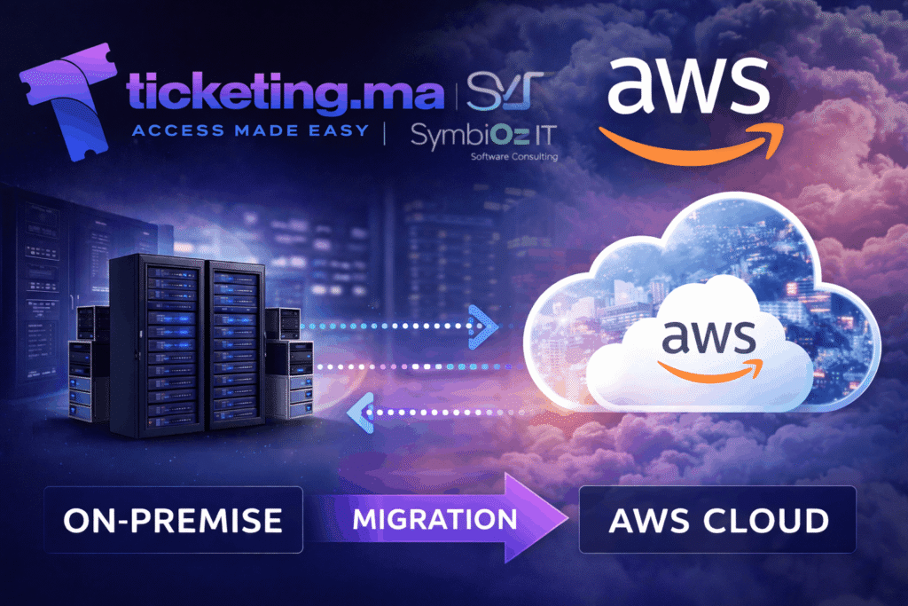 Ticketing saved up 30% with cloud migration